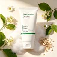 Blanc Nature โฟมล้างหน้า acne 150ml ลดสิว ผิวมัน รูขุมขน กันมัน เกาหลีแท้