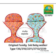 BABY WALKER SEAT Family joc fabric foamOriginal saddle chair seat 136 2211 2213 2218 221G