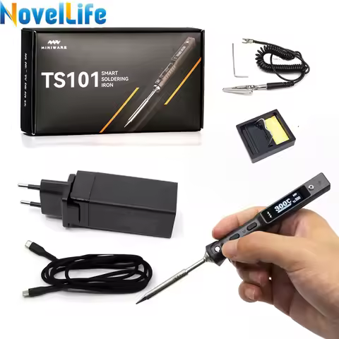 Original TS101 Mini USB Electric Soldering Iron Adjustable Temperature Digital Solder Station 65W Ga