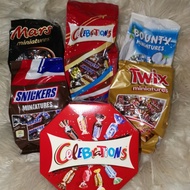 MINIATURES ALL FLAVOUR COKLAT LANGKAWI Celebration/Bounty/Mars/Snickers