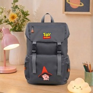 LOKAL Tabitus - CUT 046 U834 Casual Grey Boys' School Bag Toy Story Motif Hamm Character Original Lo