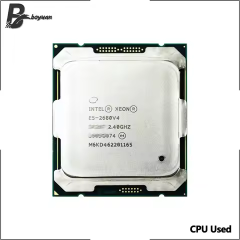 Intel Xeon Used E5 2680 V4 E5-2680V4 CPU 2.4 GHz fourteen cores 35M 120W 14nm LGA 2011-3