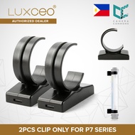 LUXCEO 2pcs Magnetic Clamp Mount Bracket Clips for P7 Series P7RGB Pro Studio Lighting Accessory