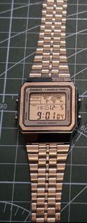 Casio World Time 金屬電子錶
