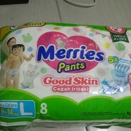 Merries pant L 8/ Baby Diapers/Cheap merries