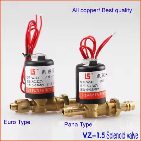 Argon arc welding machine air valve / Solenoid valve / VZ-1.5 VZ-2.2 AC DC 12V 24V 36V 110V 220V