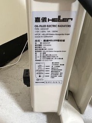 HELLER嘉儀 10片電子葉片式電暖器 KED510T