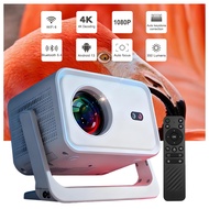 YJMOYE Smart Projector FHD 1080P 4K 350ANSI Auto-focus/Keystone Correction Built-in Android13.0 Port