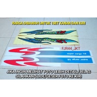 Sticker Body List Side Tub Carry Pick Up 1.5 1500 cc Super Cargo Euro Futura Pickup / Super Cargo St