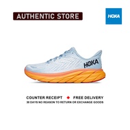 รับประกันของแท้ Hoka One One Clifton 8 " Gray Orange " รองเท้ากีฬา 1119394 - SSIF รับประกัน 1 ปี