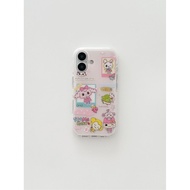 Phone Phone Case Suitable for iPhone 11 12 13 14 15 16 17 Pro max Plus Air Stitching Sweetheart Shoc