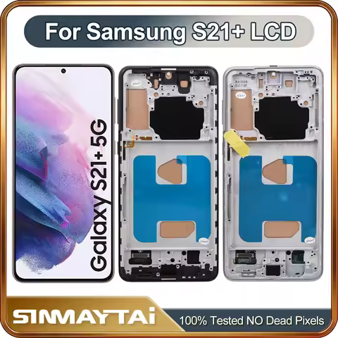 Tested TFT Screen For Samsung Galaxy S21+ 5G LCD Display SM-G996B SM-G996N Touch Screen Digitizer Fo
