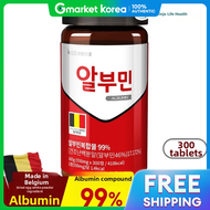Albumin 300 Tablets X 1 Bottle / 99 Albumin Complex Belgian Dried Egg White Powder Contains