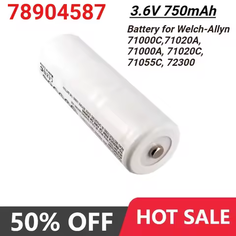 750mAh 78904587 Replacement Rechargeable Battery for Welch-Allyn 71000C 71020A 71000A 71020C 71055C
