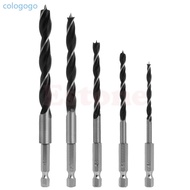 COLO 4 5 6 8 10mm 5pcs Quick Change Metal Tools 1 4 Hex Shank  HCS Drill Bit Set