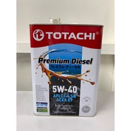 (oil change provided)Totachi 5W40 fully synthetic engine oil for diesel engine minyak engine diesel