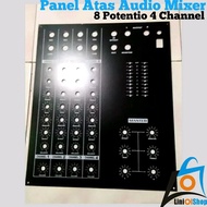 Panel Atas Audio Mixer 8 Potentio 4 Channel Berkualitas