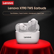 Lenovo XT90 Bluetooth 5.0 Earbuds Headphone TWS Wireless Earphones - 聯想 真無線藍牙運動耳機 - White