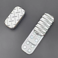 EDC上上簽無限位推牌指尖陀螺啪啪幣金屬解壓玩具甩牌多功能減壓阿特魯-拋光銀