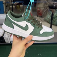 Sepatu Sneakers Pria Wanita Nk Air Jordan 1 Green