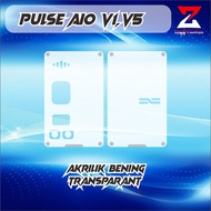 Backdoor Akrilik Pulse AIO Transparant Bening/Transparan Hitam Hiasan PLS AIO V1V5