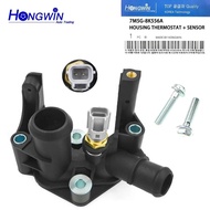 OEM NO.: 7M5G-8K556-A 7M5G-8K556-AC Thermostat Housing Coolant Water Fits Ford Fiesta Focus CB8 C-Ma