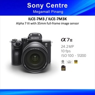 Sony ILCE-7M3 / ILCE-7M3K Alpha 7 III with 35mm full-frame image sensor A7M3 / A7M3K