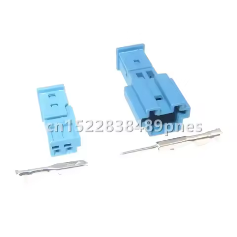 2 Pole Automotive Door Light Connector Audio Tweeter Wiring Harness Socket B-14525-1 9-968554-1 9-96