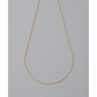【Direct from Japan】Brand new ete Cutting Azuki Chain Necklace, Gold【Japan Exclusive】