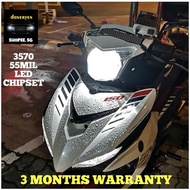 Yamaha Sniper Jupiter Mx135 Lc135 - 6500k White LED Headlight Bulb - H1 H4 H7 H8 H11 HB3 HS1 P15D BA