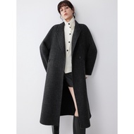 Elle | เสื้อโค้ตขนอัลปาก้ายาวสองด้าน