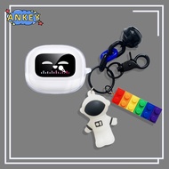 for Ugreen EchoBuds Magic Case Soft Clear TPU Shockproof Protective Cover Accessories with astronaut