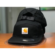 [DISCOUNT] Topi Unisex Hat Carhartt 5 Panel Cap (Black)
