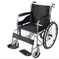 รับประกัน 3 ปี เก้าอี้รถเข็น วีลแชร์พับได้ Wheelchair รถเข็นผู้ป่วย สะดวกสบายและปลอดภัย พกพาสะดวก เหมาะสำหรับผู้สูงอายุ ผู้ป่วย วีลแชร์สี