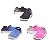 Crocs Collection รองเท้าแตะ รองเท้าแบบสวม สำหรับเด็ก I Literide 205964-4SF / 205964-6QR / 205964-066 (2090) 205964-066 C11=28.5EU