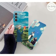 Softcase Aesthetic Ghibli Calcifer Howl Sophie Trendy for Vivo V9 V17 V19 V21 V23 V23E V27 V27E V29 