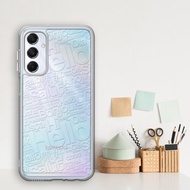 A15/A25/A26/A34/A35/A36/A55/A56/M14/M34 5G 浮雕感雙料殼-你好