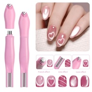 Modelones Multifunctional 3-in-1 Cat Eye Nail Magnetic Stick for Round Heart Shape Glitter Effect