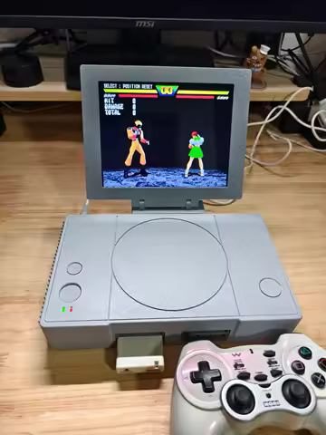 PS1 XStation Retro Arcade Game Modified Console With LCD Screen ODE XSTATION PICOSTATION For PlaySta