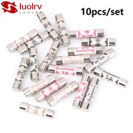 LUOLRV 10Pcs Ceramic Fuse Replace Mains Plug 3-13A Plug