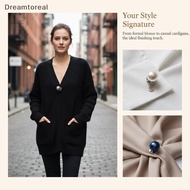 [DMT] Pearl Button Pins 10pcs Decorative Safety Button Covers for Shoes and Hats DIY Embellishment C
