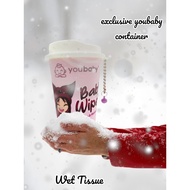 Youbaby Cup Wet Tissue 30 Pcs
