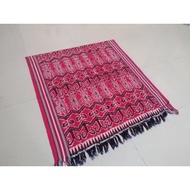 Woven Fabric Ikat Blanket Motif Typical Of Dayak Kalimantan Premium Thick