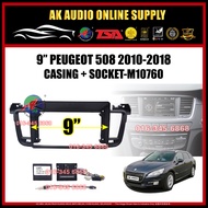 Peugeot 508 2011 - 2016 Android Player 9" Casing + Socket ( With Canbus )- M10760