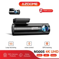 Azdome M300S 4K Dash Camera 5G WIFI, GPS Tracking ,G-sensor,Voice Control 150 Degree Viewing Angle