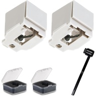 2-Pek Penggantian Stylus ATN3600L - Petua Berlian & Jarum Meja Putar Gentian Karbon untuk Audio-Tech