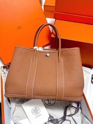 HERMES Garden Party Party30 Negonda牛皮 Tote包 手袋