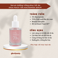 [Hàng có sẵn] Serum dưỡng trắng phục hồi da Anua PEACH 70% NIACINAMIDE SERUM 30ml [Glow Beauty]
