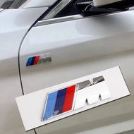 1P ABS Car Side Fender Emblem Badge Sticker For BMW M M1 M2 M3 M4 M5 M6 G01 F20 G30 F30 F31 E36 E87 