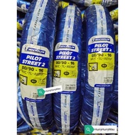 Michelin 70/90-16 / 80/90-16 Pilot Street 2 Tubeless TAYAR SCOOTER Michelin 16" inchi NOUVOLC NOUVOS